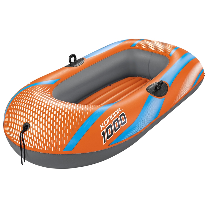 Лодка надувная Bestway Kondor 1000 Raft, 149x85 см, одноместная, 61136 Лодка надувная Bestway Kondor 1000 Raft, 149x85 см, одноместная, 61136