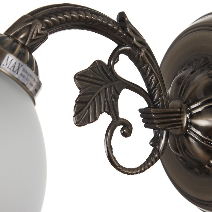 Бра ЭкономСвет 13060/1wAB WT, 1х40Вт, E27, 15х15х32 см, цвет бронза Бра ЭкономСвет 13060/1wAB WT, 1х40Вт, E27, 15х15х32 см, цвет бронза