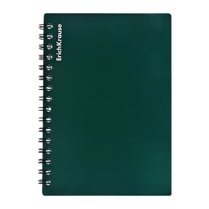 Тетрадь на спирали ErichKrause. Classic А6, 60 листов, в клетку, пластиковая обложка, блок офсет, МИКС