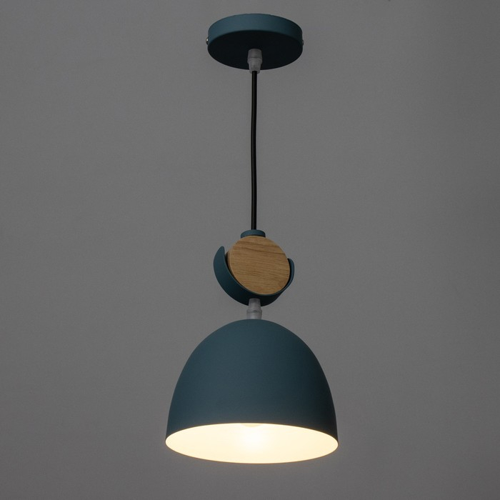 Светильник BayerLux 34866/1 E27 40Вт синий 16х16х22-122 см