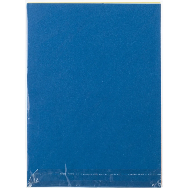 Бумага цветная №1School А4,40л,8цв,тонированная в массе,пакет