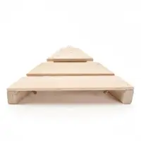 Полка - вешалка угловая №2, 4 крючка 54х39х11 см