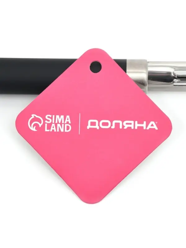 Овощечистка Доляна Venus, 18.5 см, ручка софт тач, чёрная