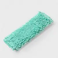 Насадка для плоской швабры &laquo;Доляна. Пастель&raquo;, 42&times;12 см, 80 г, микрофибра букли, мятная