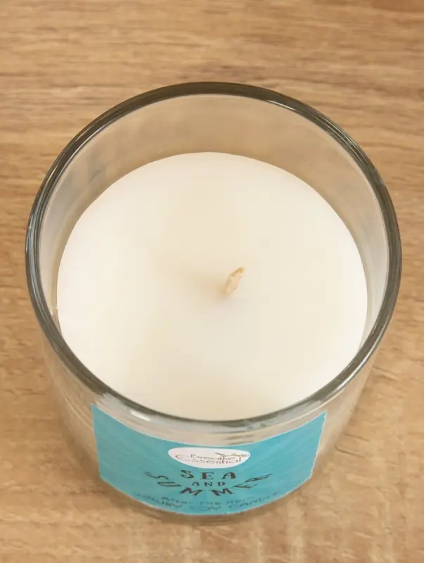 Свеча с кристаллом внутри Sea and Summer "After the rain" после дождя, 120 гр