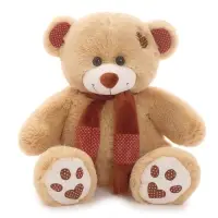 Мягкая игрушка &laquo;Медведь Тони с шарфом&raquo;, цвет кофейный, 45 (91) см