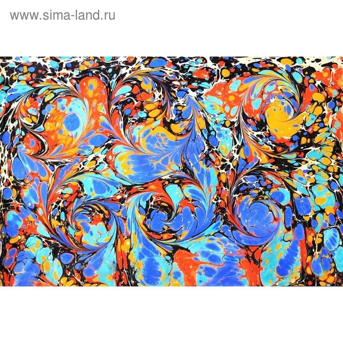 Набор красок для рисования в технике Набор красок для рисования в технике "Эбру", 5 цветов по 18 мл, загуститель, 13 г, "Аква-Колор"