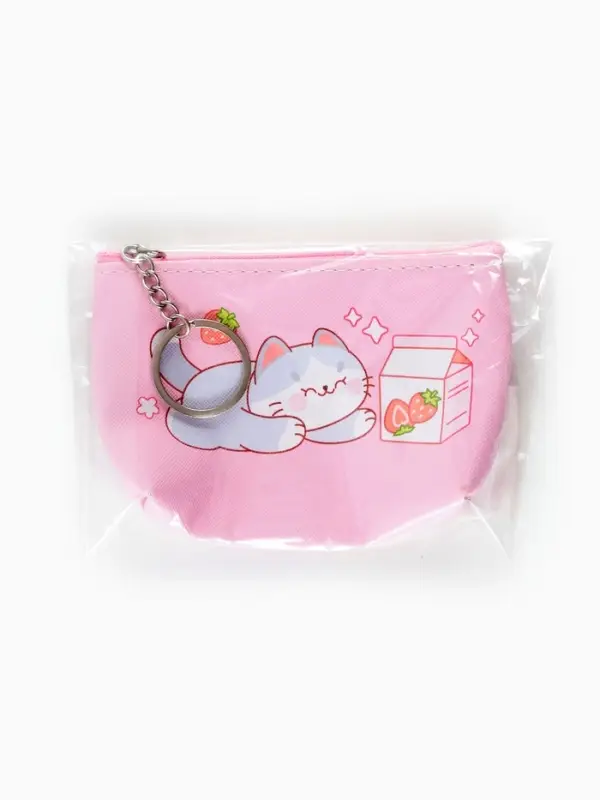 Кошелек дет 13-01-01 Июнь2513, 10,5*2,5*8 см, отд на молнии, микс