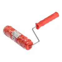 Валик декоративный ТУНДРА, резиновый, &laquo;кракле&raquo;, рукоятка d=6 мм, 180 мм