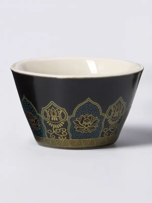 Набор для чайной церемонии ДЖЕКИЧАЙ &laquo;Никахо&raquo;, 7 предметов, на 4 персоны, чашка 50 мл, чайник 285 мл, керамика, чёрный