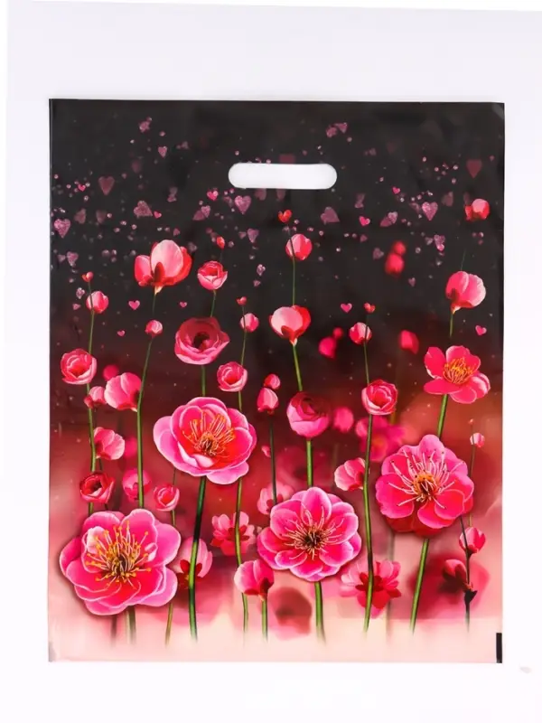 Пакет Пакет "Серенада" полиэтиленовый с вырубной ручкой, ламинированый 38х47 см, 60 мкм