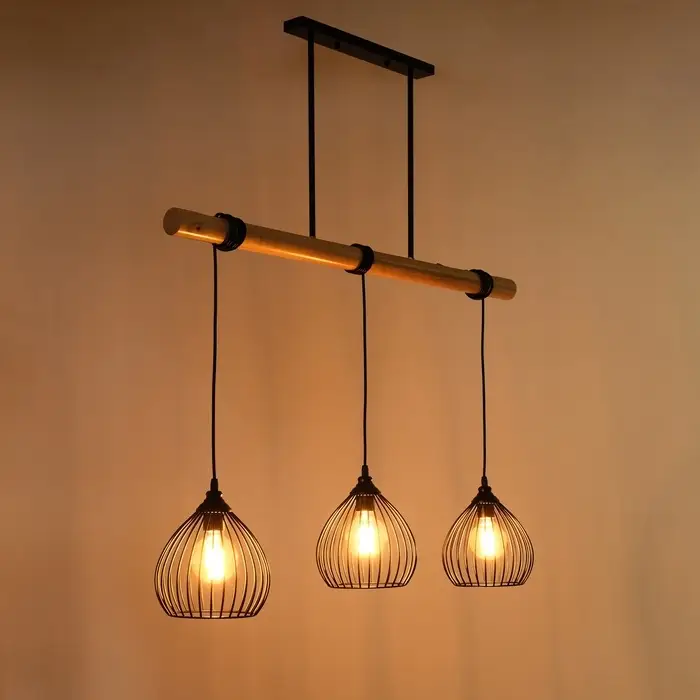 Люстра &laquo;Арландо&raquo; 3хЕ27 40 Вт черный 60&times;20&times;20-200 см