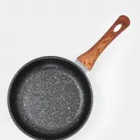 Сковорода KUKMARA Granit Ultra original, d=22 см, пластиковая ручка, антипригарное покрытие, литой алюминий, коричневая