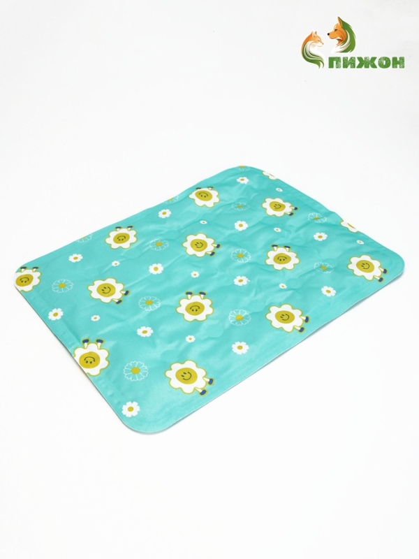 Коврик охлаждающий (гель), 40 х 30 см, ромашки Коврик охлаждающий (гель), 40 х 30 см, ромашки