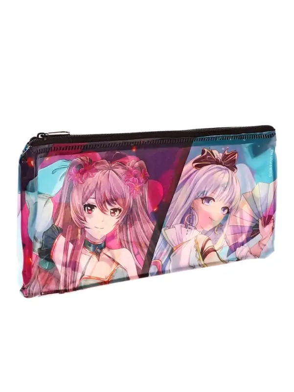 Пенал школьный «Фрукты», на молнии, МИКС Пенал школьный «Фрукты», на молнии, МИКС