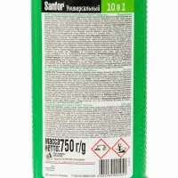 Чистящее средство Sanfor &laquo;Зеленое яблоко&raquo;, антимикробный, гель, универсальное, 750 мл