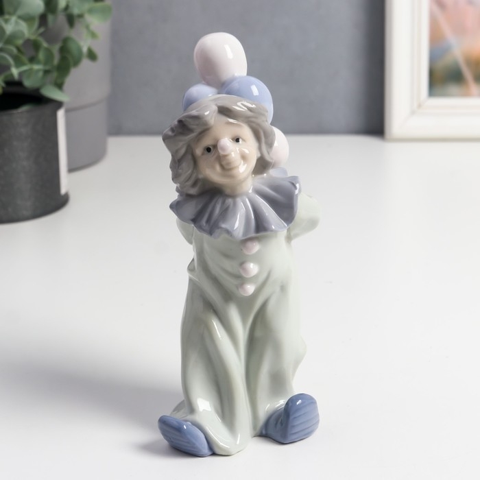 Сувенир керамика  Сувенир керамика "Клоун с воздушными шариками" цветной 17х7х7,5 см