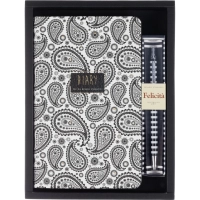 Набор подарочный ежедневник недат. А5 B&W с ручкой,Вост.мотив, 3-743/02-5