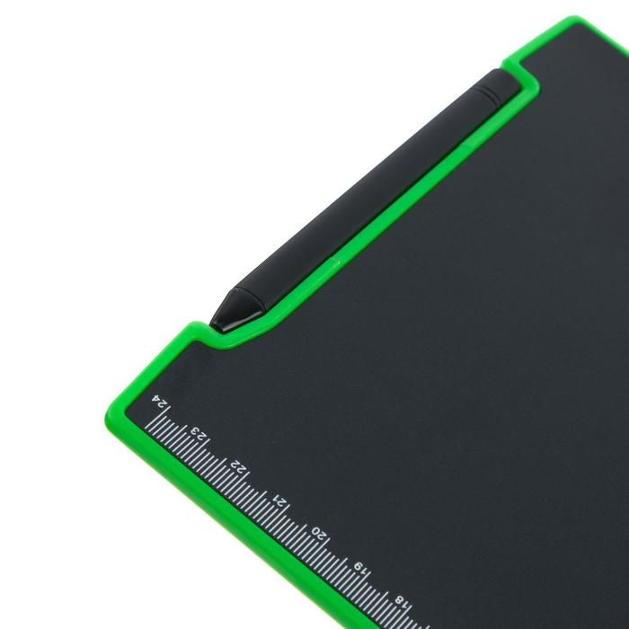 Планшет для рисования Rexant 70-5003, 12'', защита от стирания, чёрно-зеленый Планшет для рисования Rexant 70-5003, 12'', защита от стирания, чёрно-зеленый