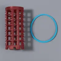 Бигуди на резинке, d=2.7 см, 8 шт., МИКС