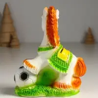 Копилка "Лошадь с мячом" 16,5х14х7,5 см, белый Копилка "Лошадь с мячом" 16,5х14х7,5 см, белый