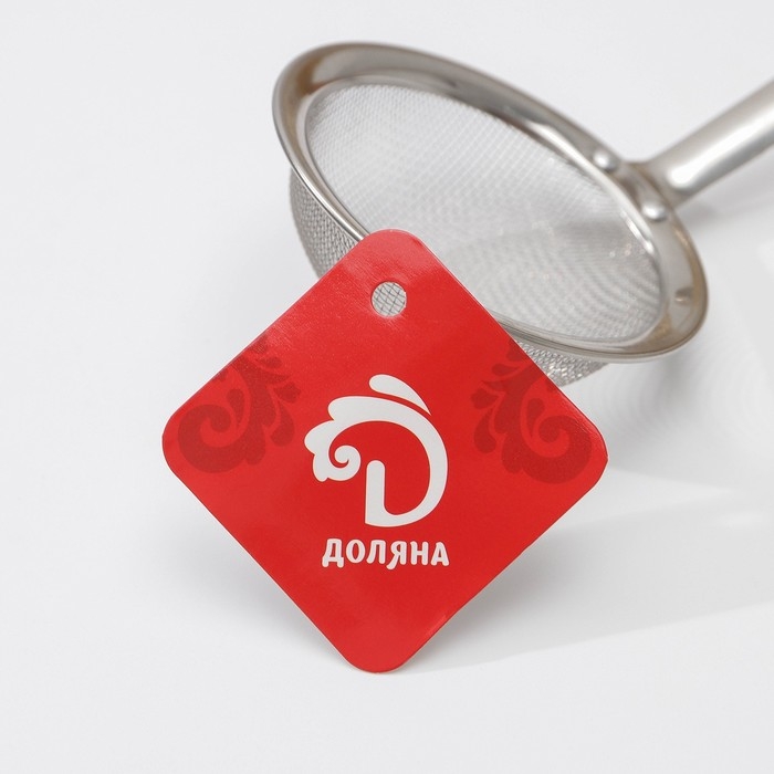 Сито Доляна Steel, для снятия пены, 31×8 см