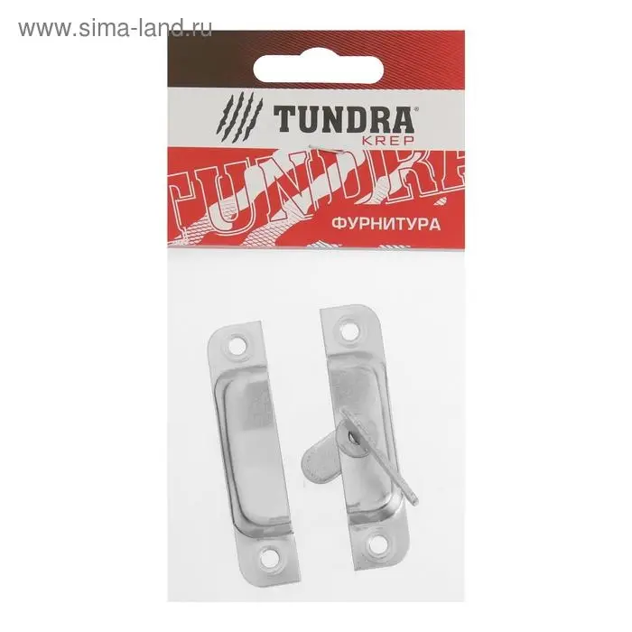 Завертка форточная ТУНДРА ЗФ-2, покрытие цинк, 1 шт.