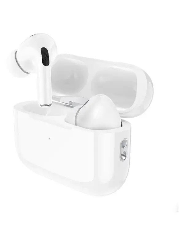 Наушники беспроводные Hoco EW50, TWS, вакуумные, Bluetooth 5.3, 40/300 мАч, шумоподавление, белые