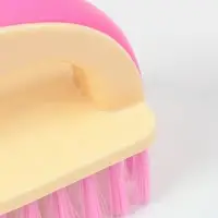 Щётка утюжок для уборки Доляна, с ручкой, пластик, хозяйственная, 17&times;6&times;8.5 см, МИКС