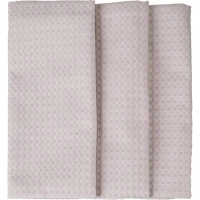 Полотенце вафельное Luscan 240 гр/м2, 40х70, яч7х7, бежевый, 3 шт/уп