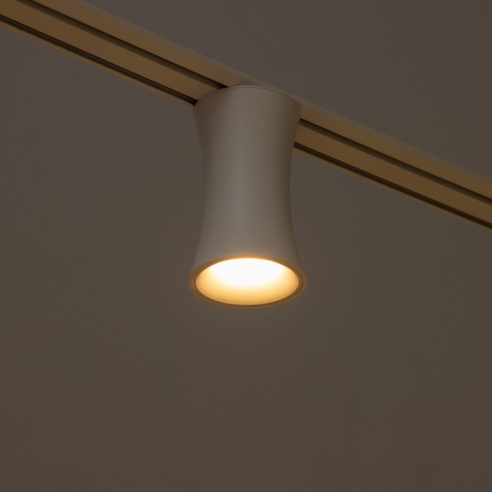 Светильник трековый SLIM Светильник трековый SLIM "Лотос" LED 12Вт 3000K-6000К 48V CRI90 белый 8х8х12,5см