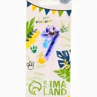 Свеча для торта цифра 7 «Зверюшки», 5 см Свеча для торта цифра 7 «Зверюшки», 5 см