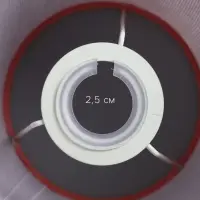 Абажур BayerLux &laquo;Кантри. Рогожка&raquo;, E27 или E14, пыльная роза, 16&times;16&times;13 см