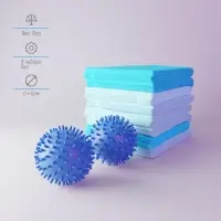 Шарики для стирки белья Доляна, d=6 см, 2 шт., синие