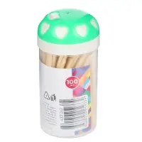 Зубочистки тм VETTA, бамбук, пластиковая упаковка, 100шт