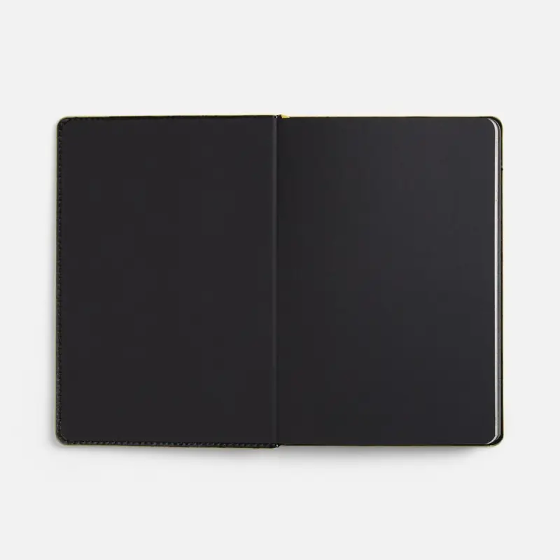 Ежедневник Alanis, недатированный, черный c желтым Ежедневник Alanis, недатированный, черный c желтым