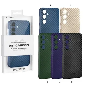 Чехол для Samsung S24 Air Carbon K-DOO