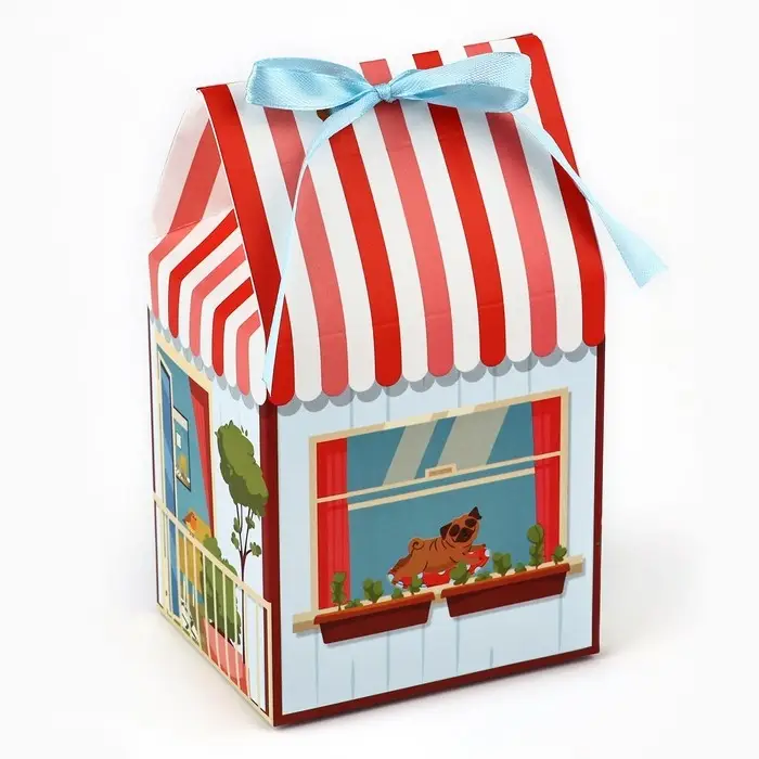Коробка для сладостей &laquo;Домик&raquo;, 8 х 10 х 16 см