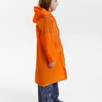 Дождевик детский RainDrop Kids, оранжевый, 8 лет (рост 118-128)