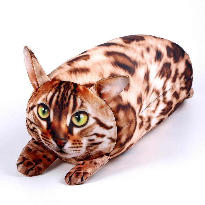 Антистресс подушка, кот &laquo;Бенгал&raquo;