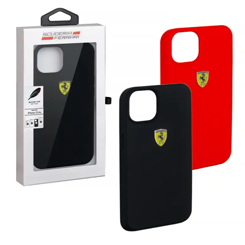 Чехол для iPhone 13 Pro Ferrari Silicone
