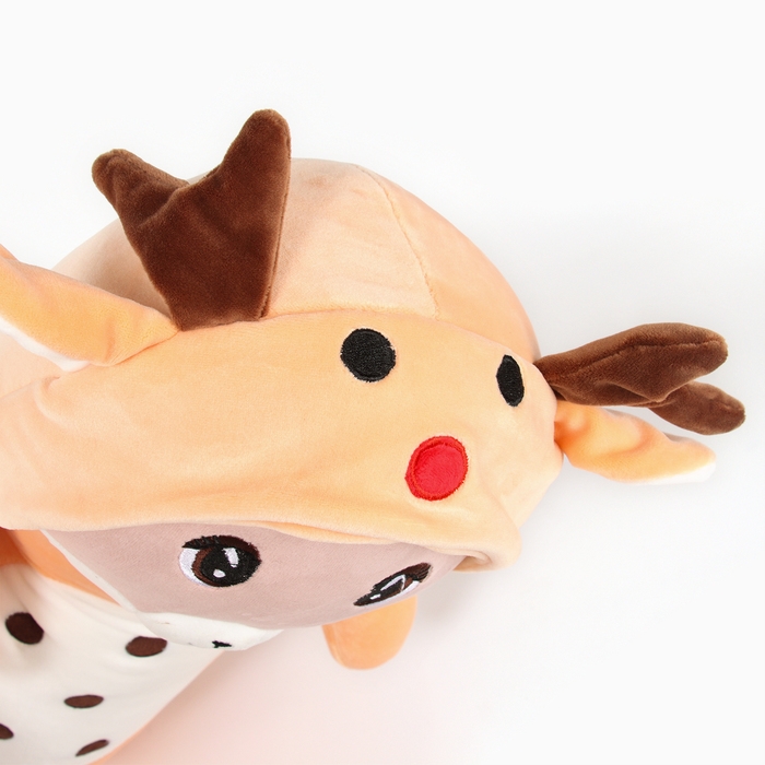 Мягкая игрушка «Котик», в костюме оленёнка, 70 см