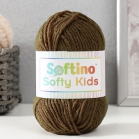 Пряжа 100% акрил "Softy Kids" 90м ±5м 50 гр цвет 59 болотный