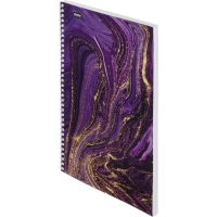 Бизнес-тетрадь А4,96л,кл,греб,ламин.обл. Attache Selection Fluid Фиолетовый