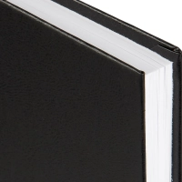 Ежедневник недатированный ,бумвинил,черный,А6,105х140мм,128л