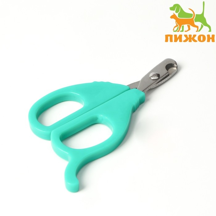 Ножницы-когтерезы малые с упором для пальца, микс Ножницы-когтерезы малые с упором для пальца, микс