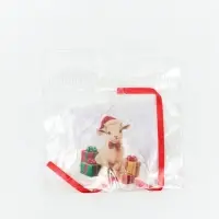 Елочная игрушка, акрил, 4.5&times;6 см &laquo;Новогодний подарок. Барашек&raquo;