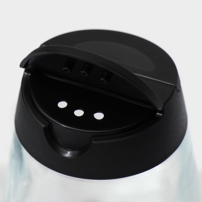 Набор баночек стеклянных для специй с пластмассовой крышкой Доляна «Отто», 140 мл, 6,2×8,4 см Набор баночек стеклянных для специй с пластмассовой крышкой Доляна «Отто», 140 мл, 6,2×8,4 см