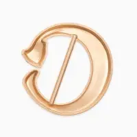 Пряжка для платка &laquo;Лисичка&raquo;, с хвостиком, цвет матовое золото