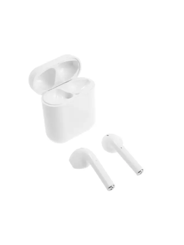 Наушники беспроводные Luazon i12, TWS, вкладыши, Bluetooth 5.0, 35/300 мАч, белые глянцевые